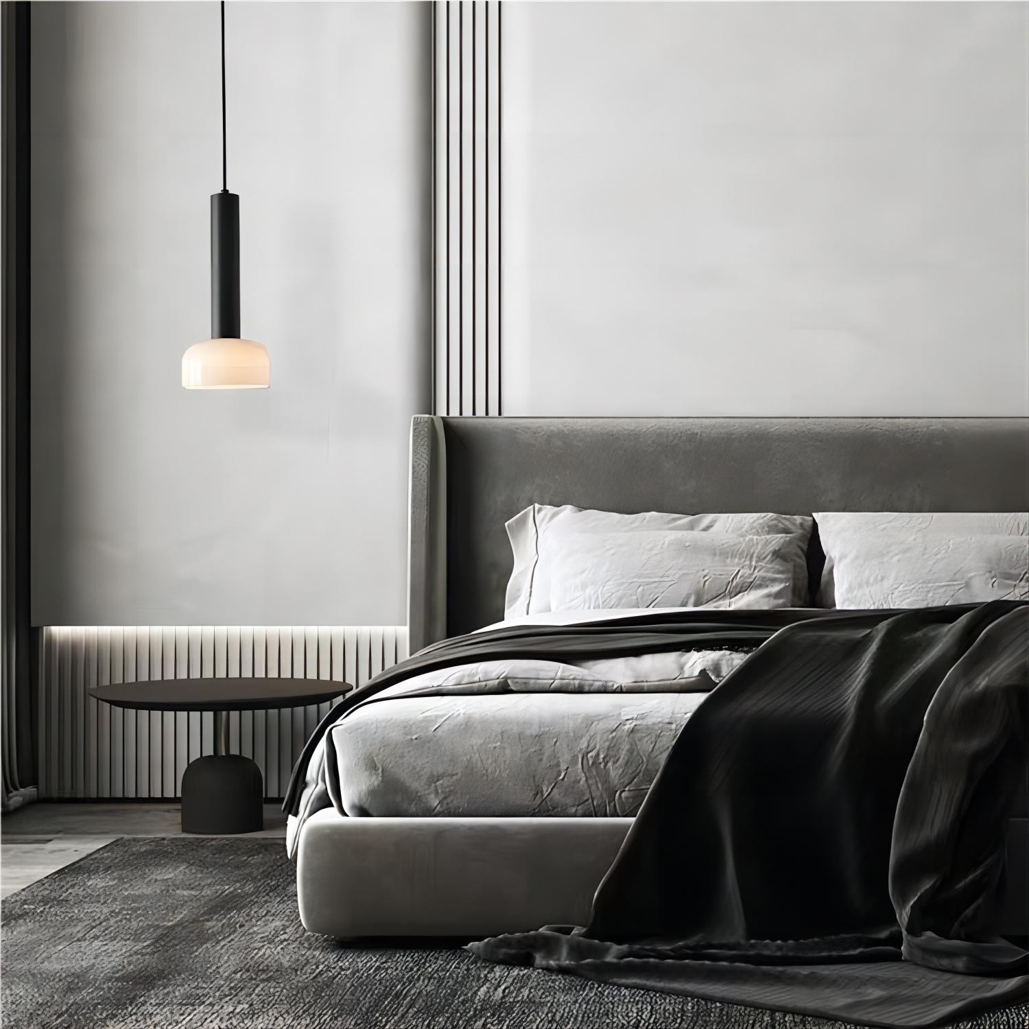 Eigentijdse Design Italiaanse Glazen Cilinder Hanglamp HL92