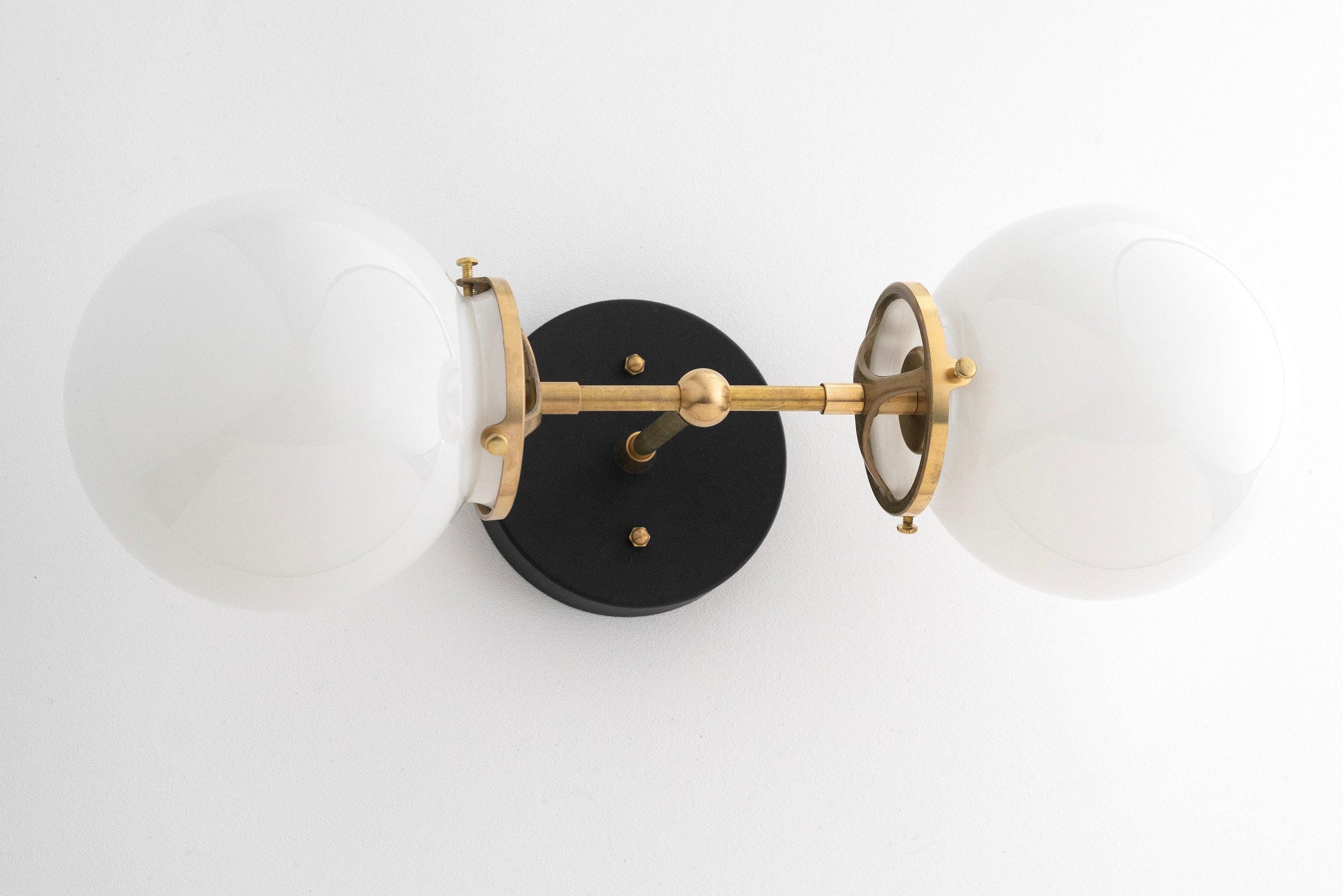 Lumio Globe Art Deco Badkamerlamp - Opaal Globe Badkamerlamp HL1682