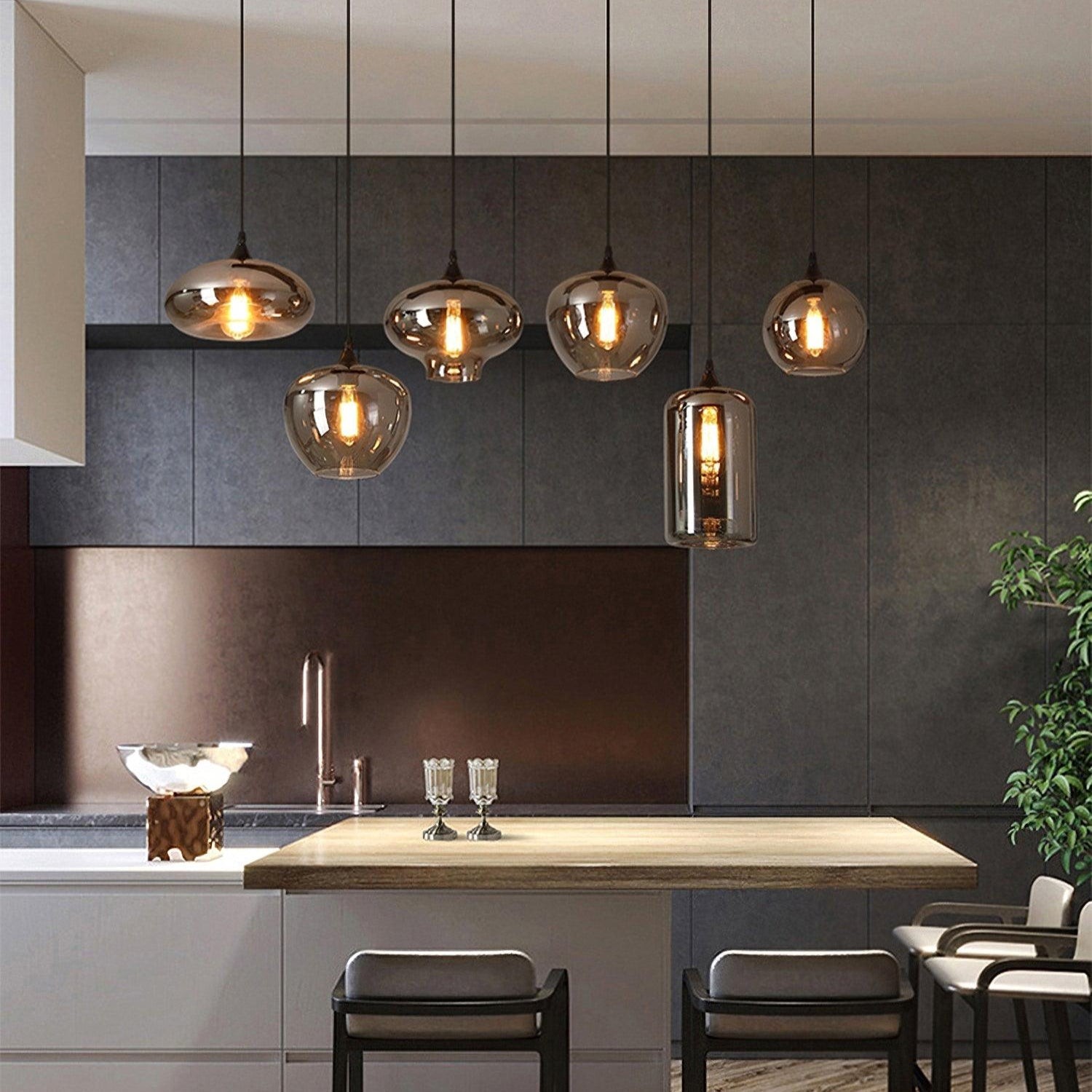 Flesvormige hanglamp HL2916