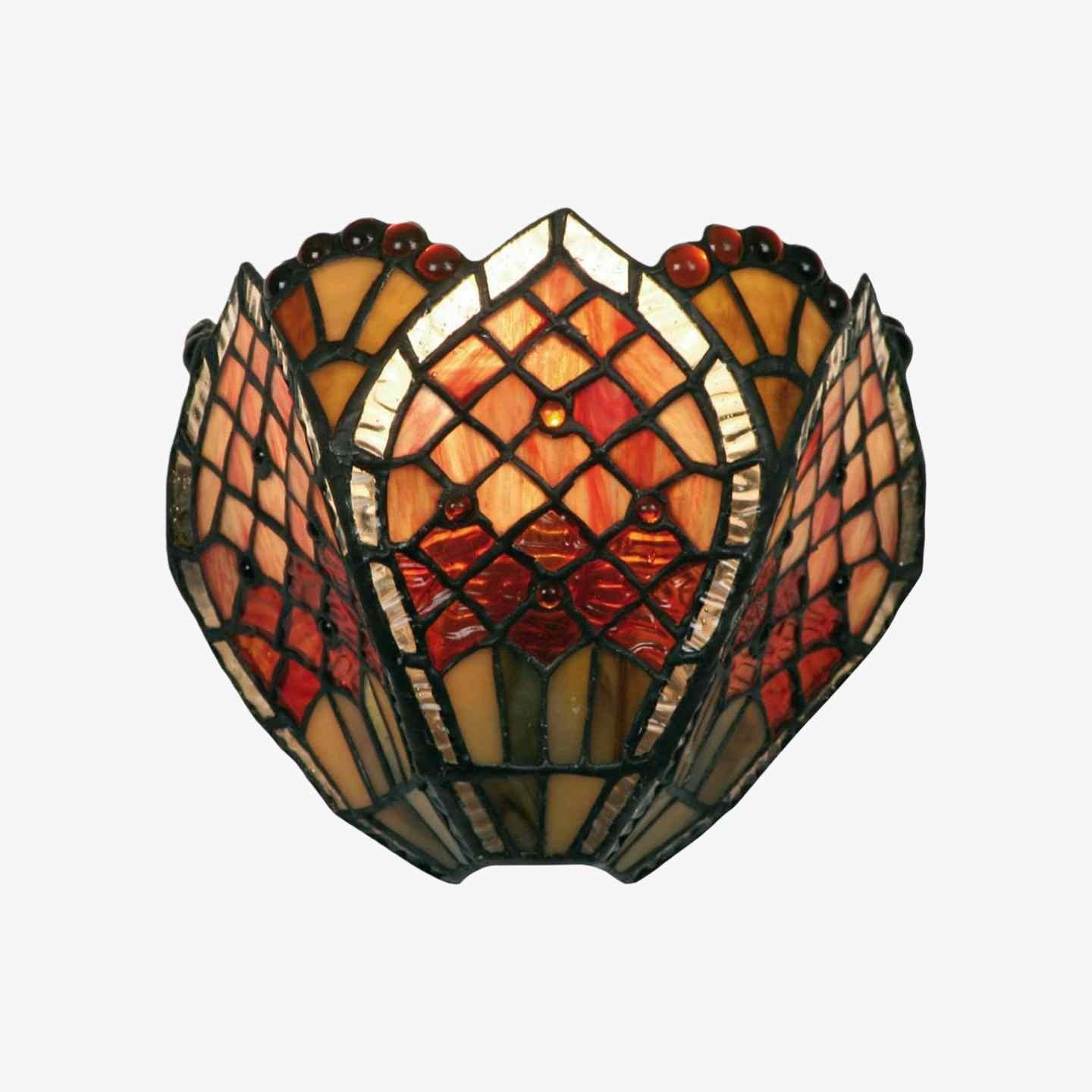 TF Orsino Vintage Art Glass Wandlamp - Decoratieve Art Nouveau Wandlamp voor de Hal HL2089