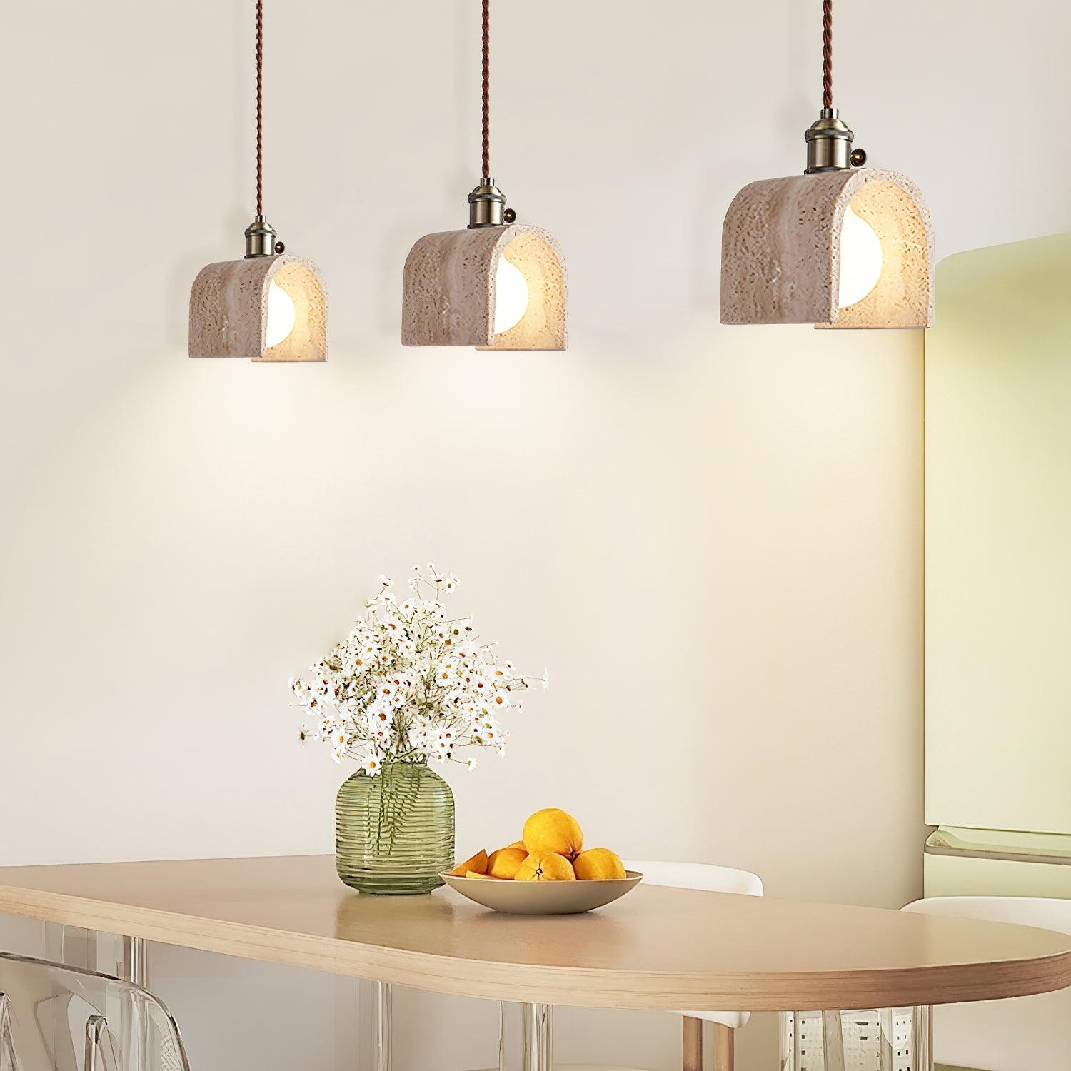 Alagusmo Minimalistische Travertin Hanglamp HL3445