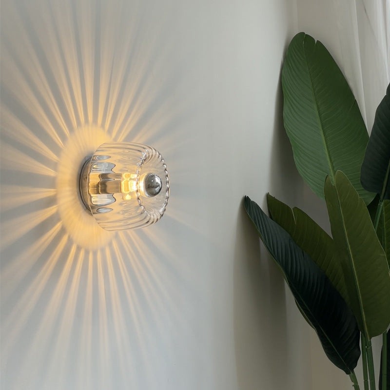 Clara Rays Moderne Plafondlamp van Messing en Glas HL3504