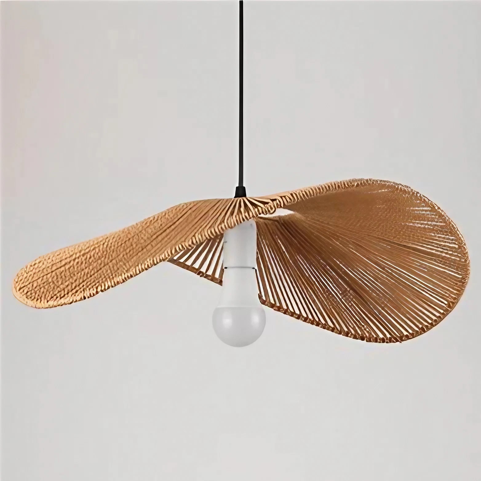 Rustieke Wabi Sabi Strohoed Hanglamp HL206