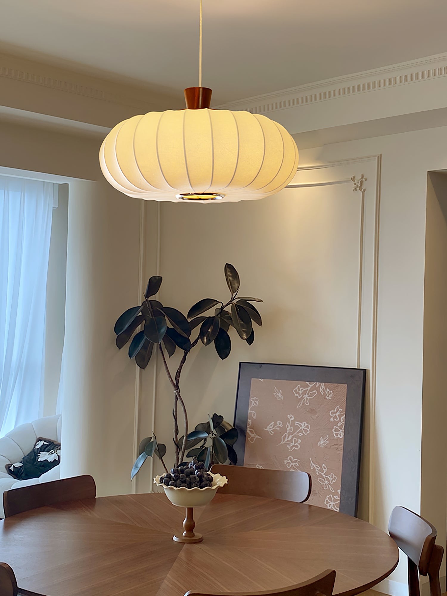 Klassieke zijden lantaarn hanglamp HL740