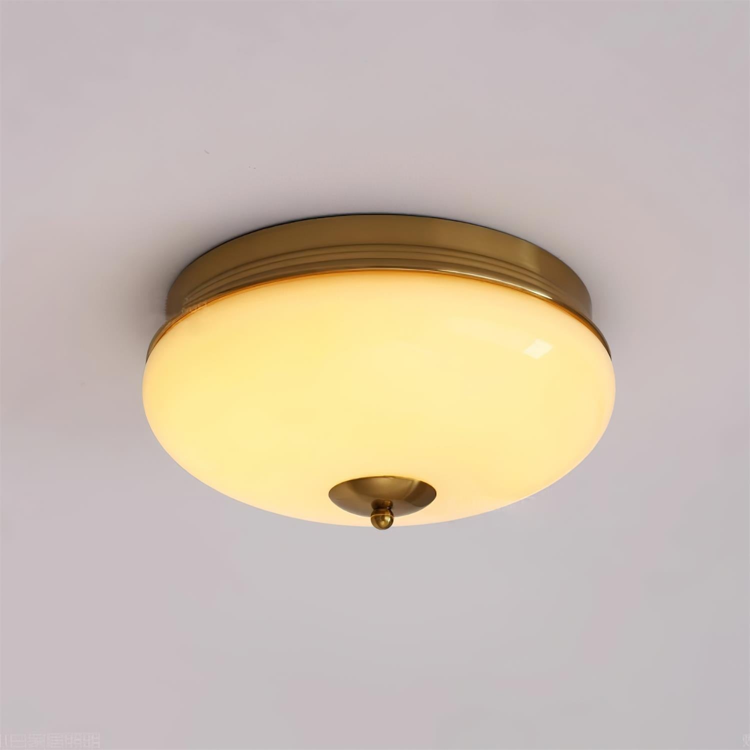Europese Mid Century Crème Plafondlamp HL614