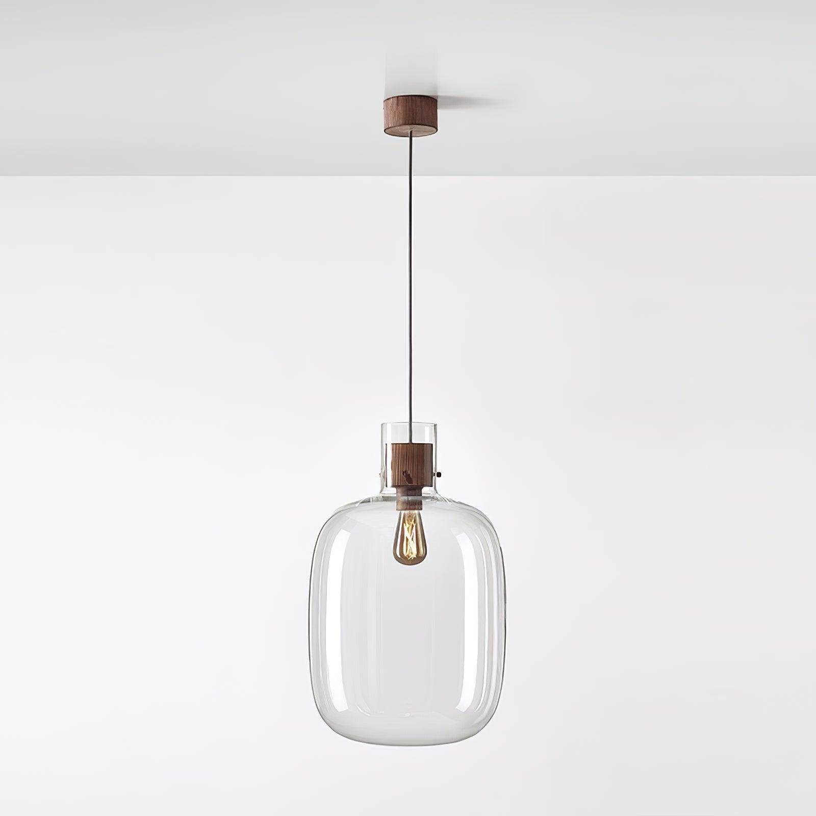 Nordic Minimalistische Luxe Persoonlijkheid Glazen Hanglamp HL406