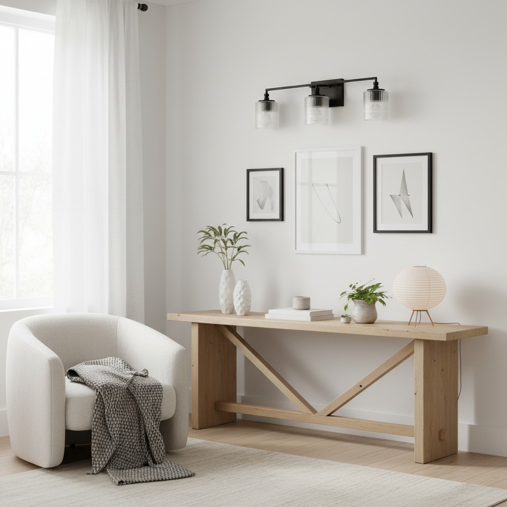 Lirra 3-lichts dimbare badkamerlamp van glas en metaal - Modern design voor badkamer en slaapkamer HL1949
