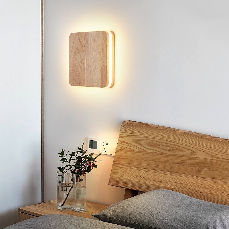 Wandlamp in Japanse wabi-sabi stijl