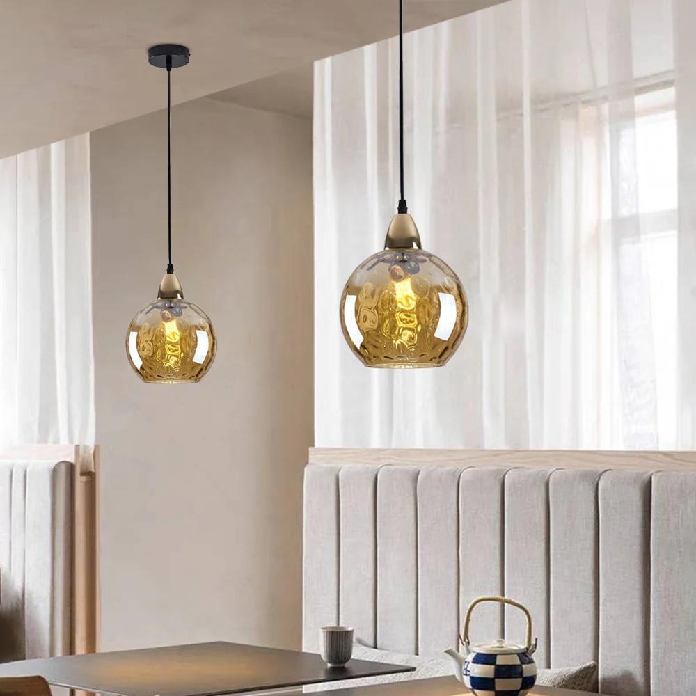 Moderne LED Nordic plafondlamp met glazen bol HL1288