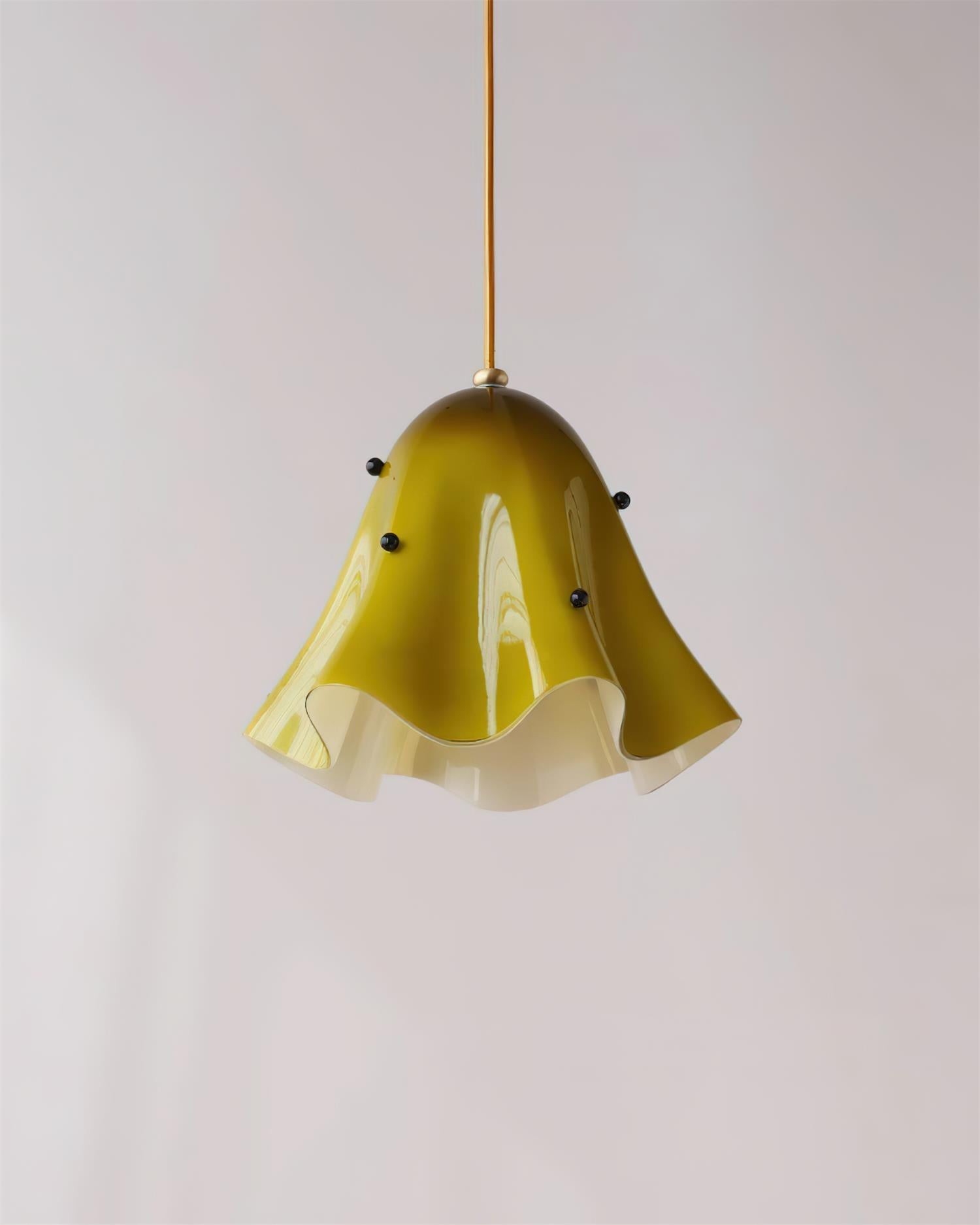 Bellina Artistieke Glazen Hanglamp - Moderne Bloei Geïnspireerde Hangende Plafondlamp HL1641
