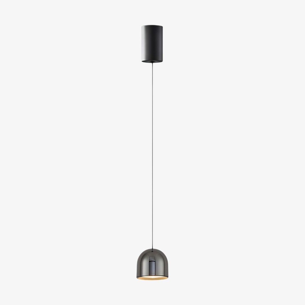 Veridia Minimalistische, uitschuifbare, slanke hanglamp - Aluminium/acryl hanglamp voor naast het bed en op het bureau HL3557