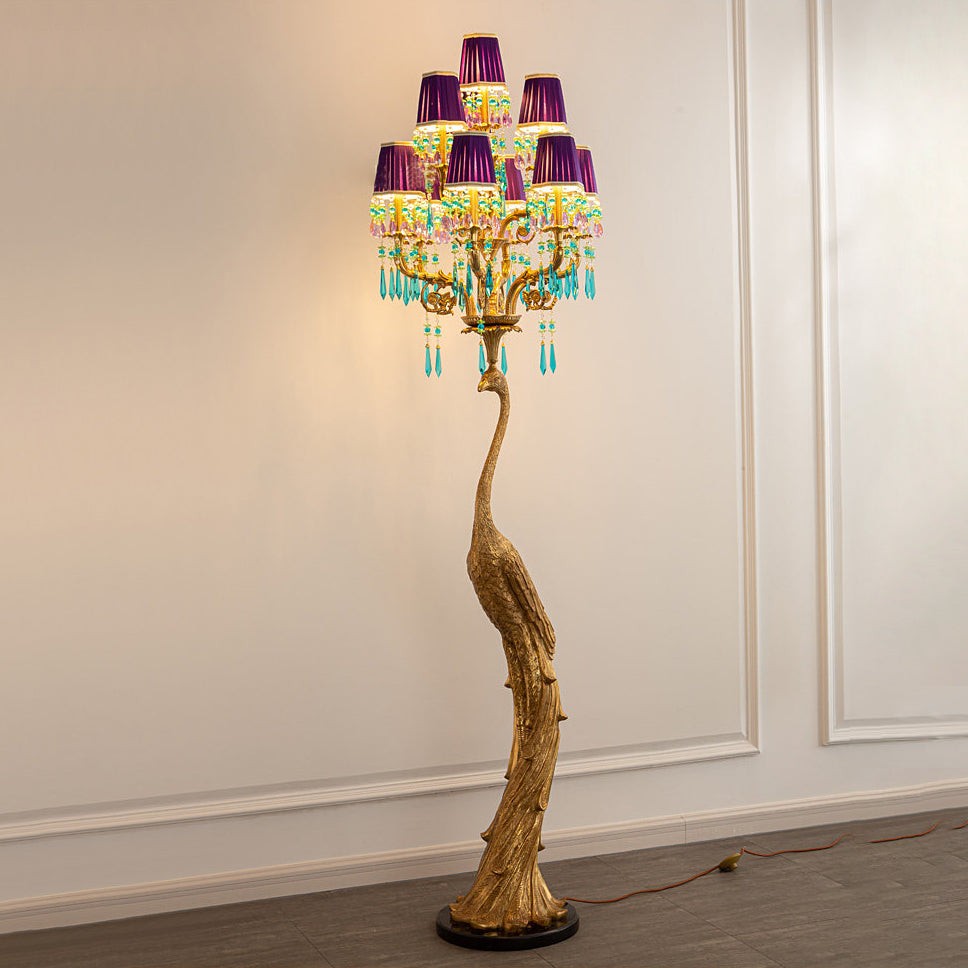Perky Peacock vloerlamp HL3314