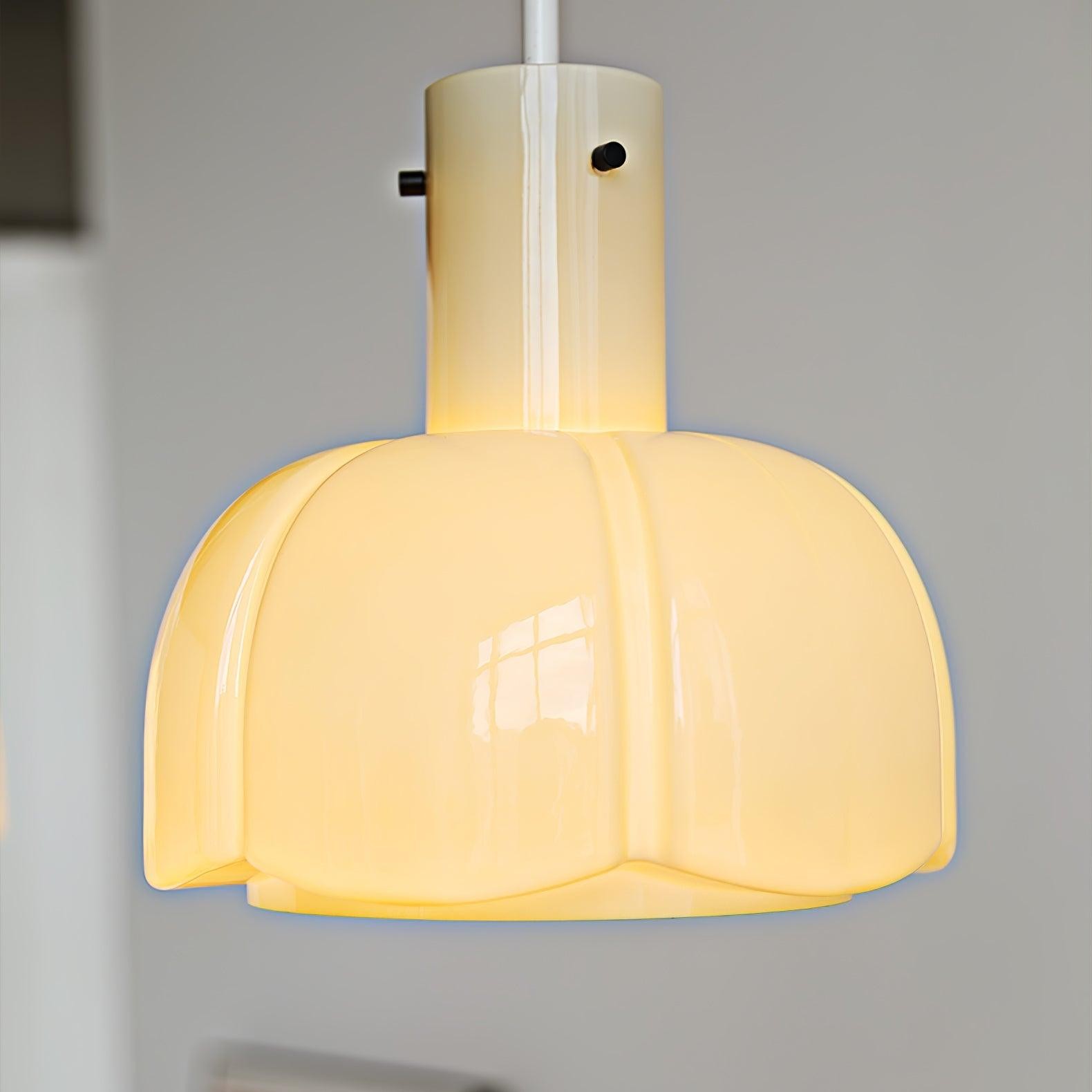 Middeleeuwse stijl glazen knop hanglamp HL619