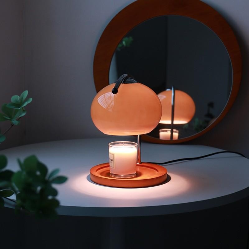 Retro Bauhaus Orb Tafellamp/ kaars warmer lamp HL171