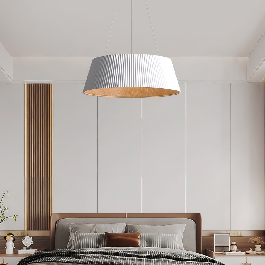 Moderne Geribbelde Ronde Hanglamp HL264