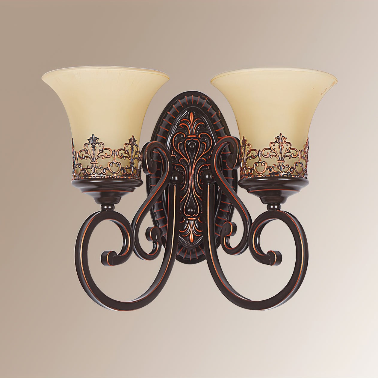 Grote Zwarte Baard Wandlamp HL1159