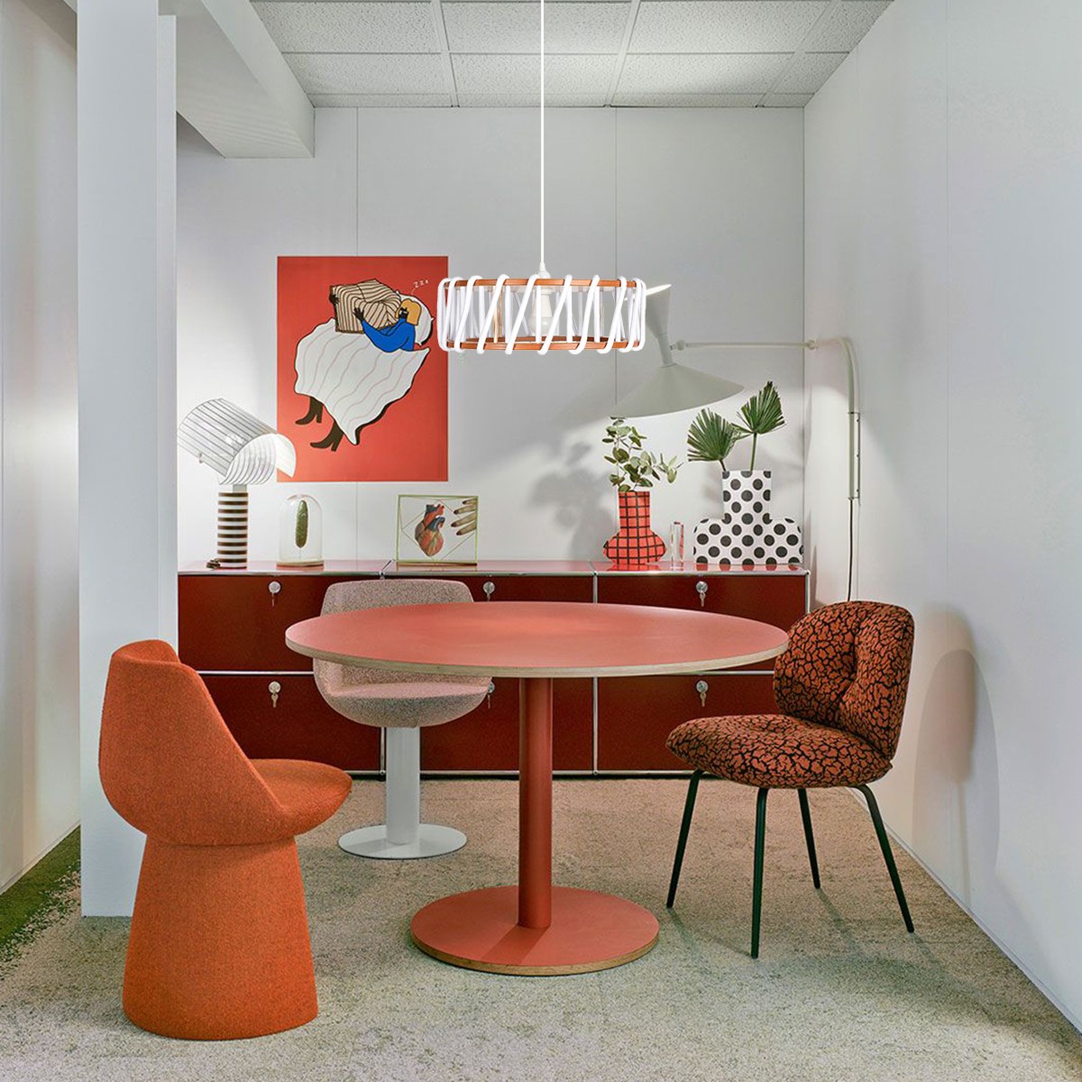 Minimalistisch Kleurrijk Touw Ontwerp Hanglamp HL306