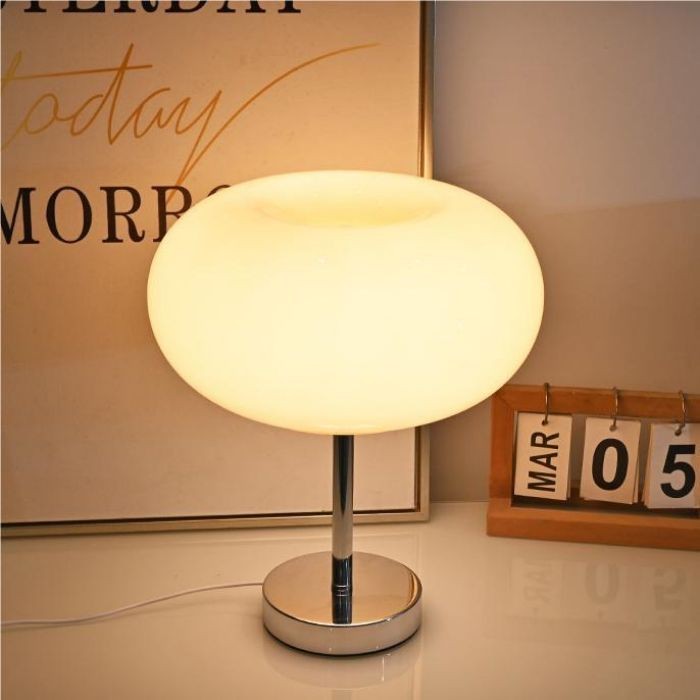 Moderne Bauhaus Macaron Glazen Tafellamp HL115