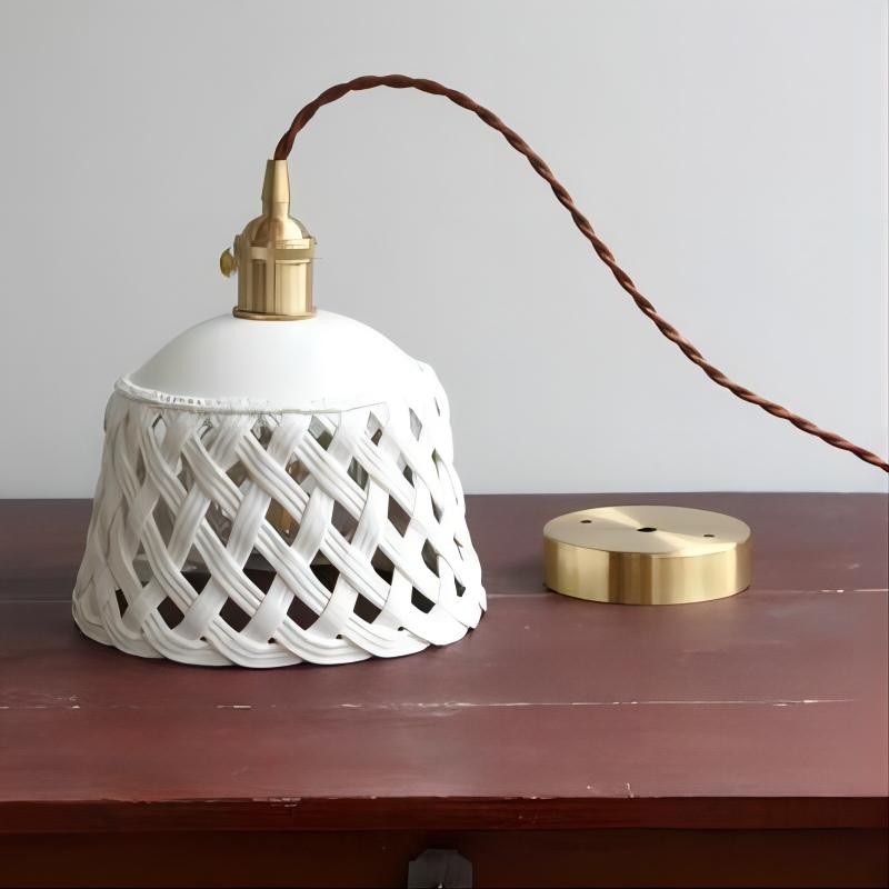 Moderne Witte Keramische Hanglamp voor de Woonkamer HL45