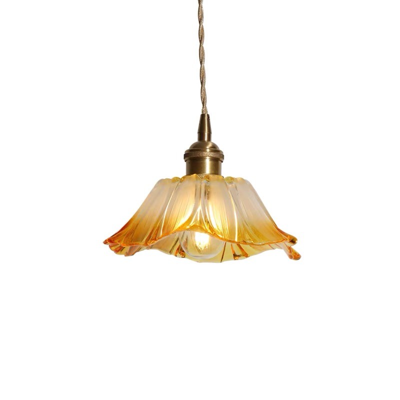 Moderne kunst bloem vorm keuken glazen hanglamp HL46