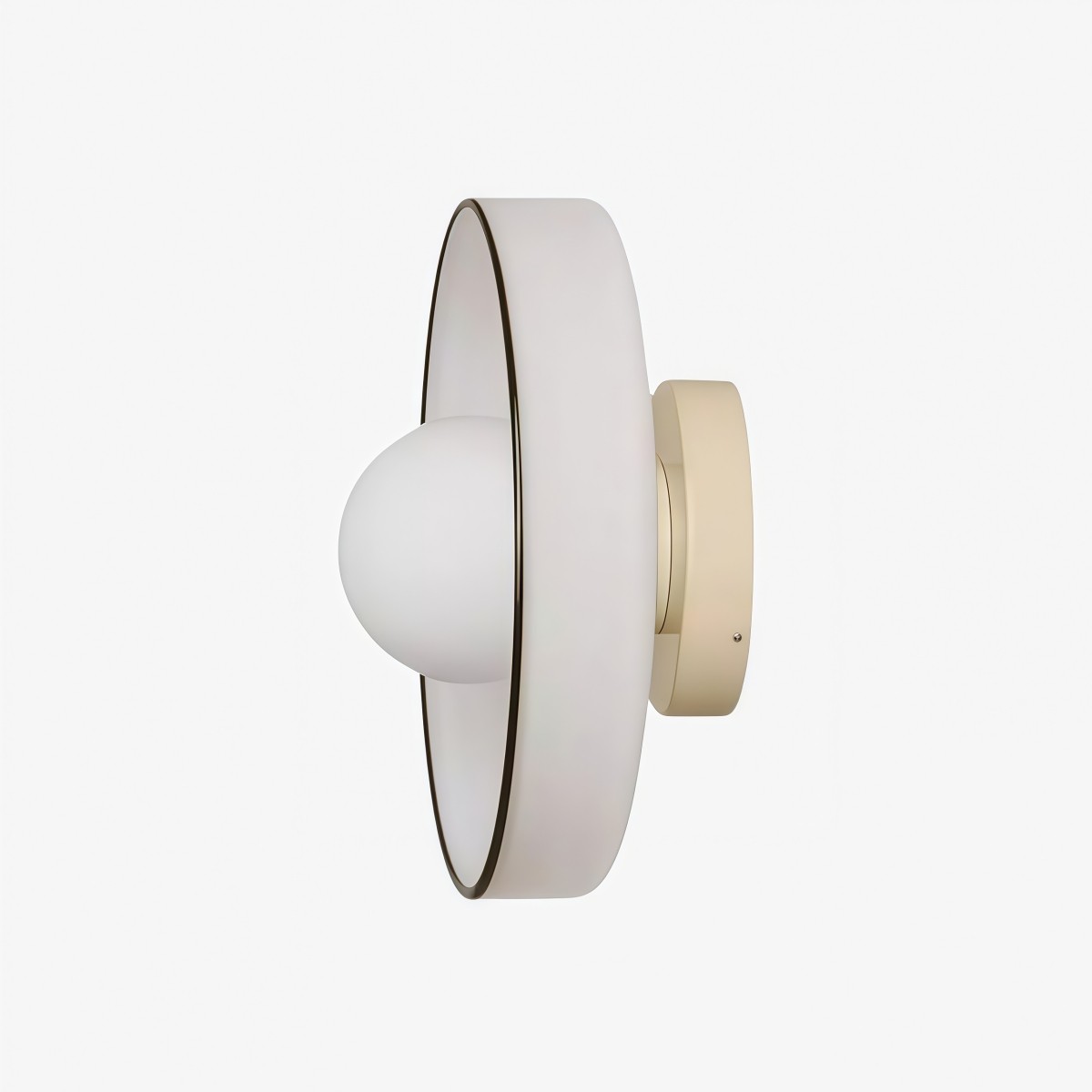Kalo glazen schijf wandlamp - Moderne wand en plafondlamp voor hal en slaapkamer HL2259