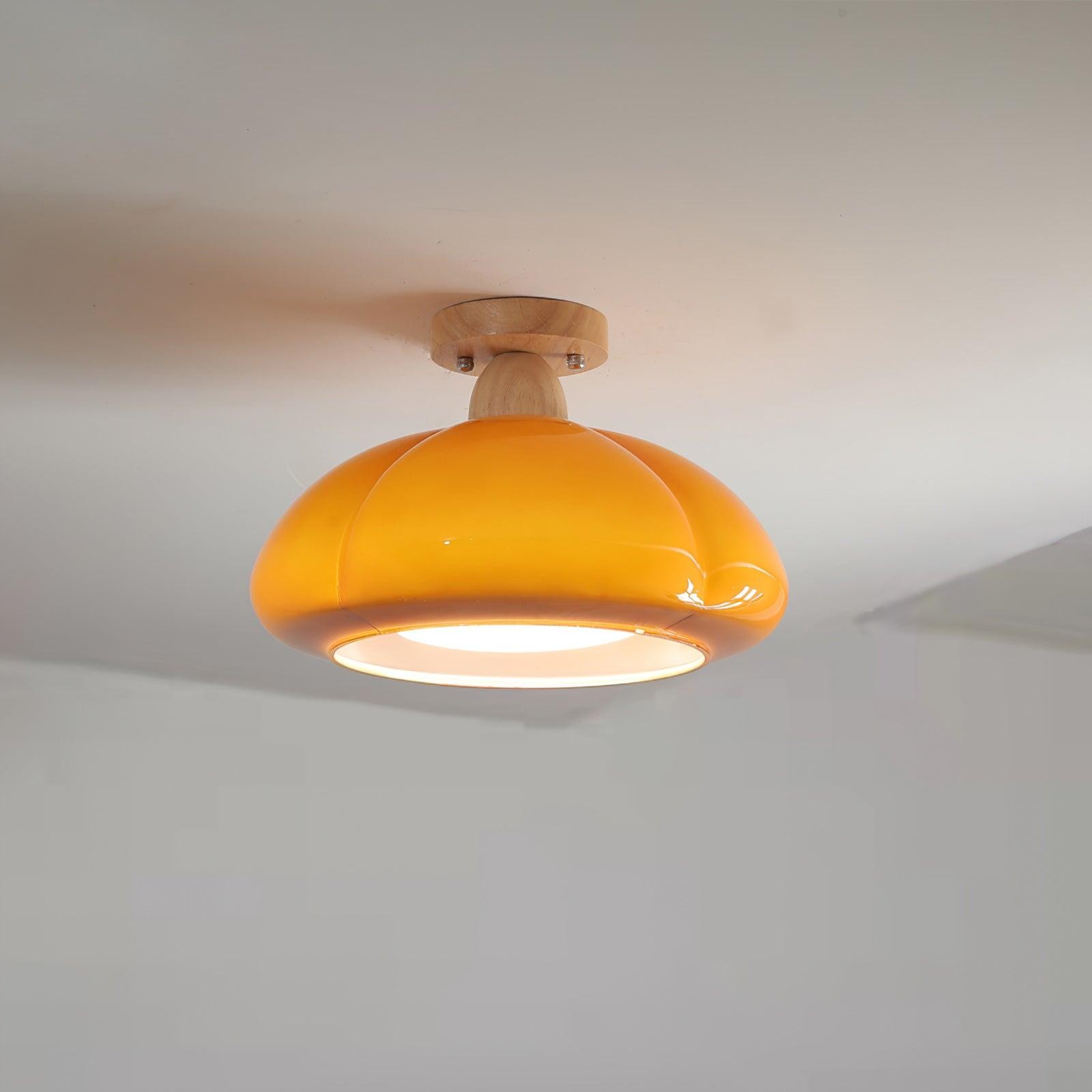 Pompoen Glazen Plafondlamp Voor Keuken HL493