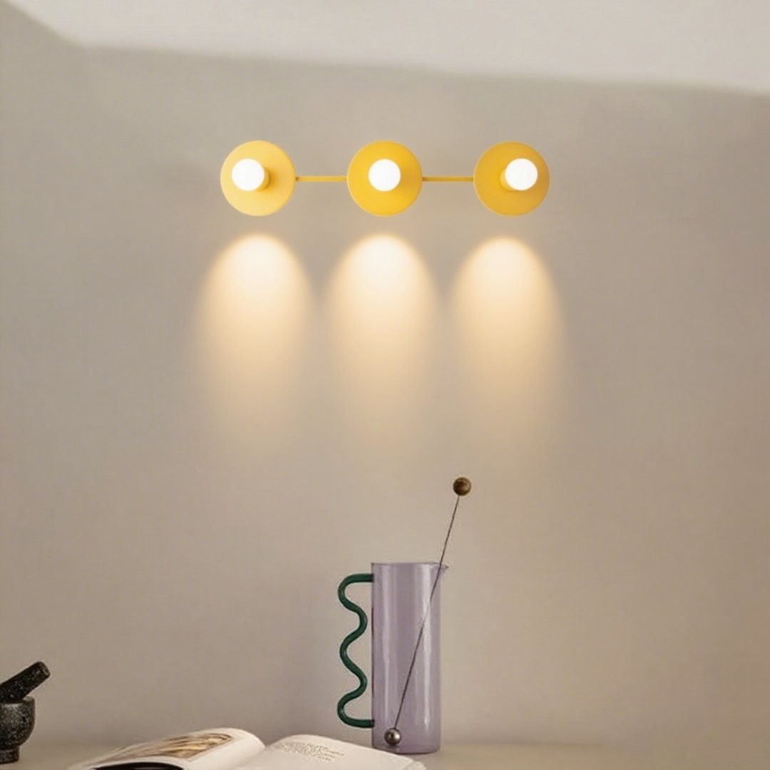 Sferische wastafelwandlamp - Moderne badkamerverlichting met 3 lampen HL1411