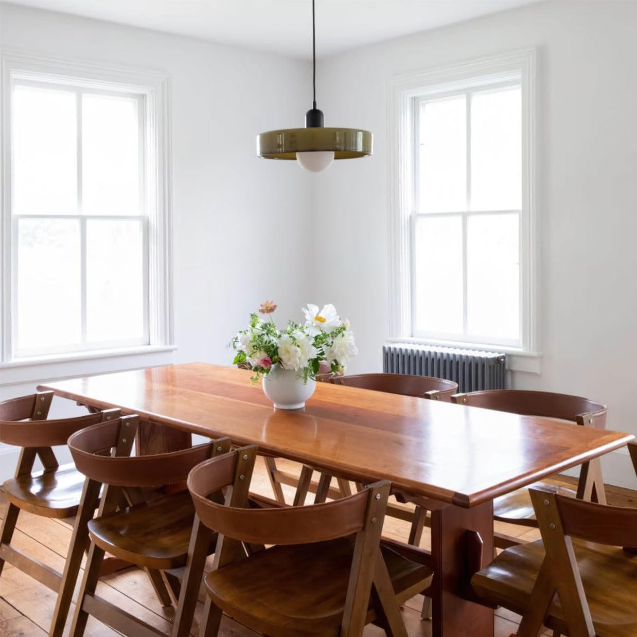 Kalo Disc Kleurrijke Hanglamp - Moderne Glazen Hanglamp voor de Eetkamer HL2447
