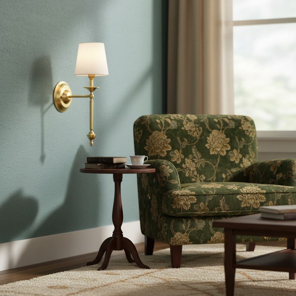 Arcuma koperen wandlamp – elegante wandlamp voor traditionele en moderne interieurs HL2297