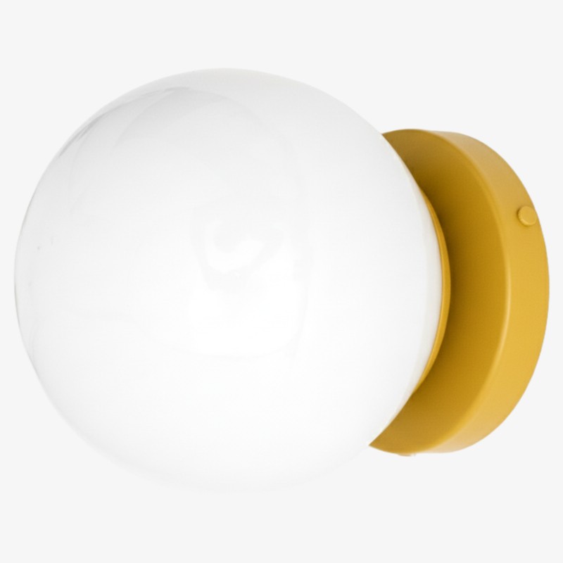 Glorica glazen bol wandlamp - veelkleurige moderne minimalistische lamp HL1721