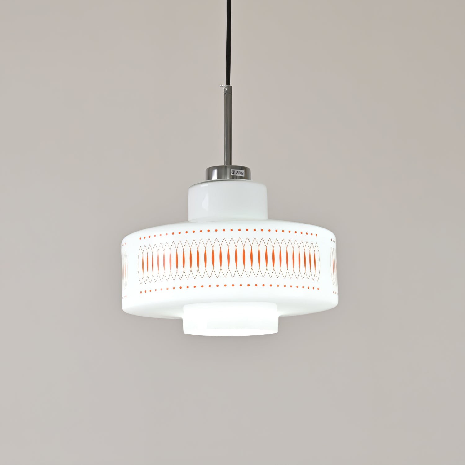 Moderne glazen hanglamp in de vorm van een kalebas HL354