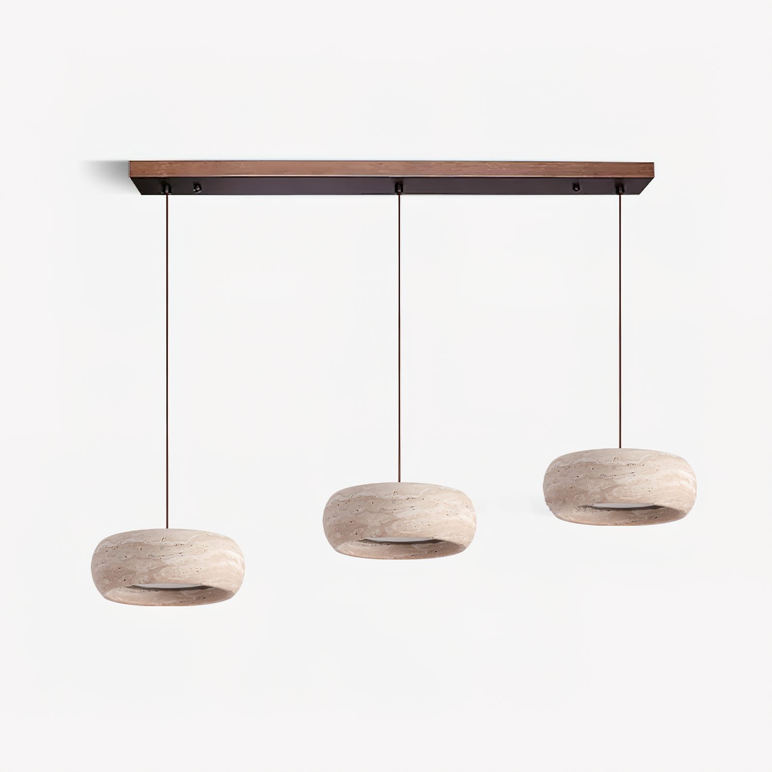 Travertin trommelvormige hanglamp HL3161