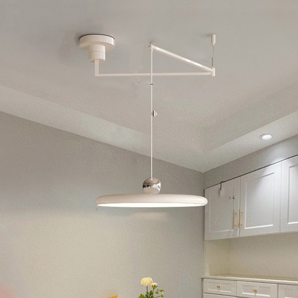 Eenvoudige moderne verstelbare hanglamp met zwenkarm HL885