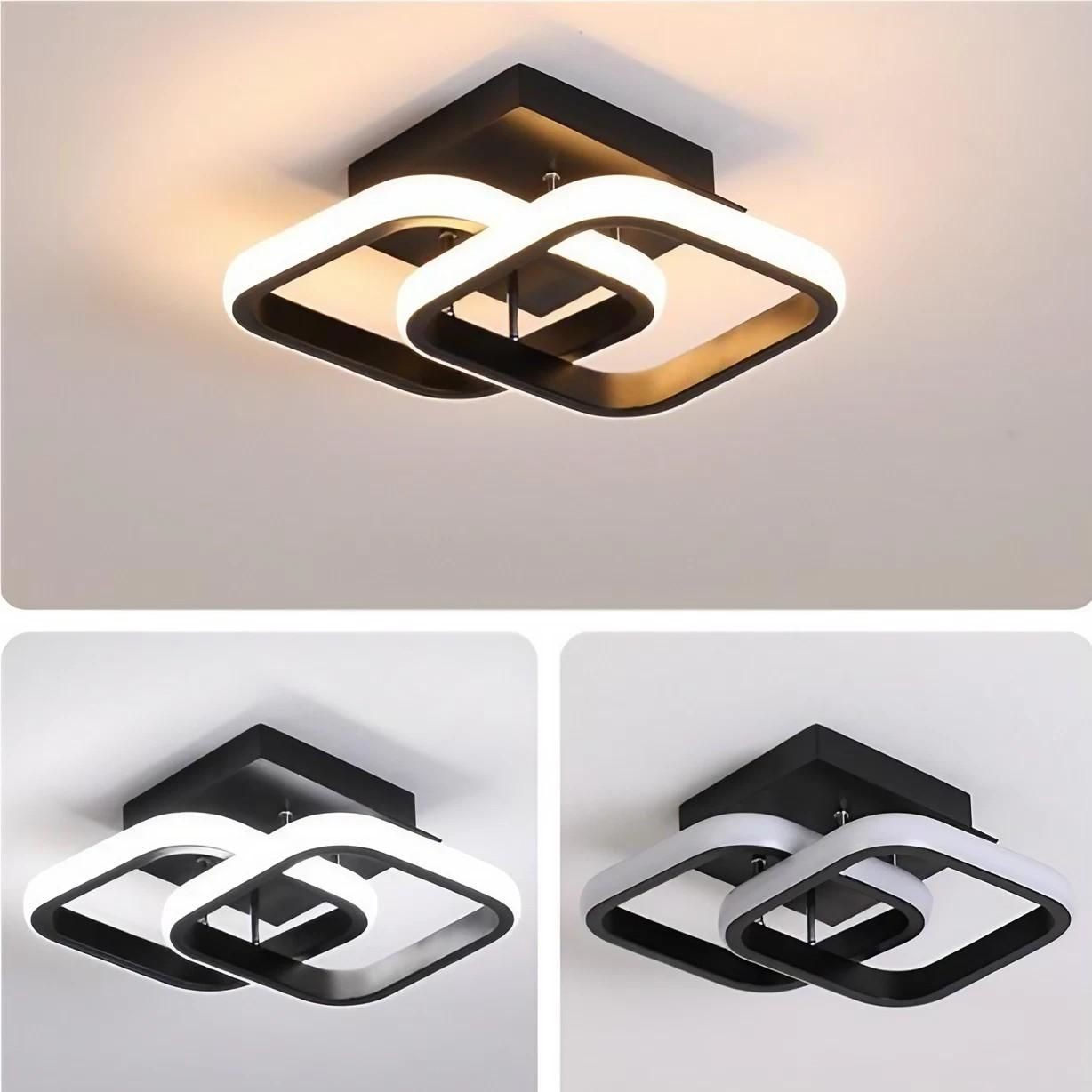 Nordic Ribbon gekruiste cirkel plafondlamp HL195