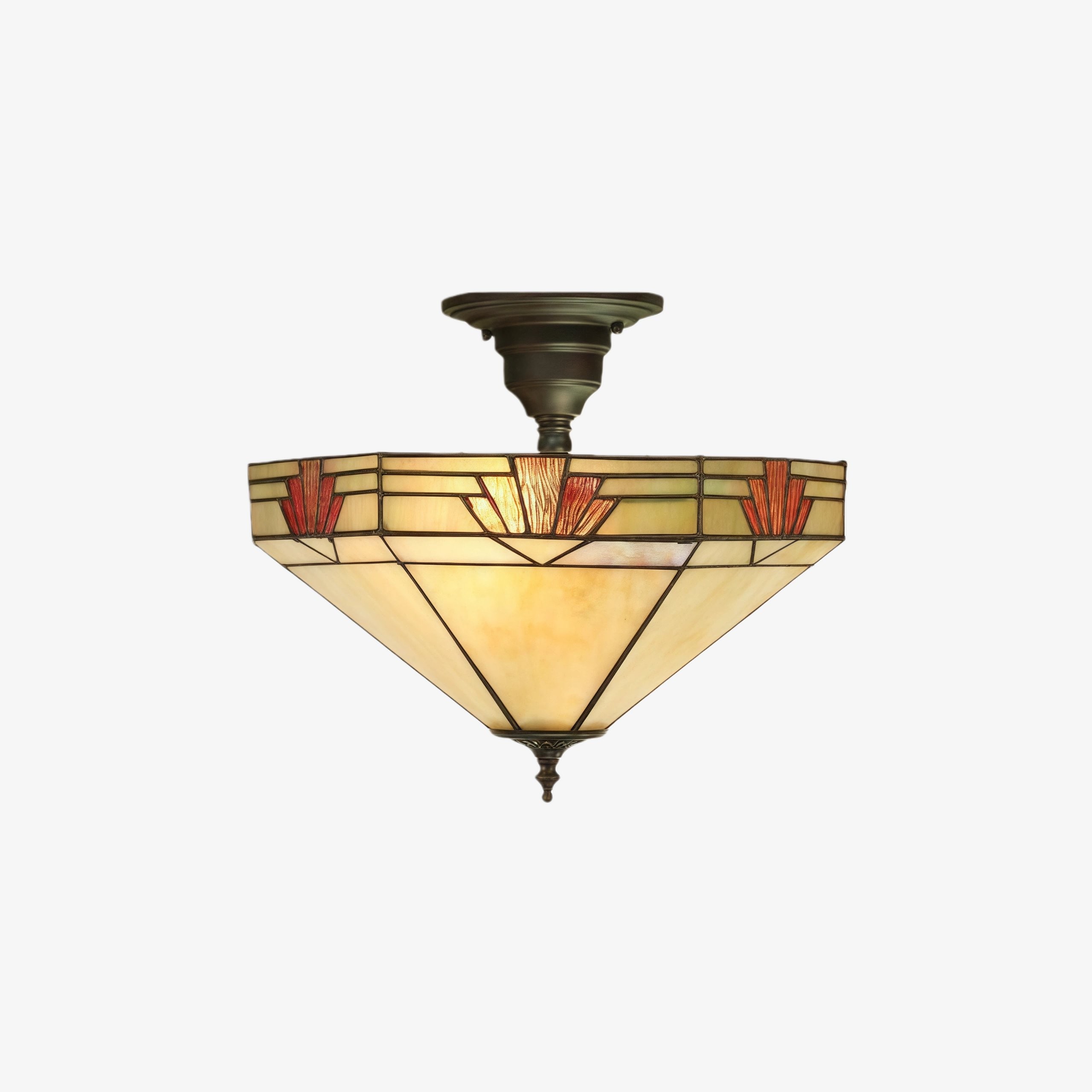 TF Nevada Plafondlamp met glazen kap - Halfverzonken voor entrees en eetkamers HL2014