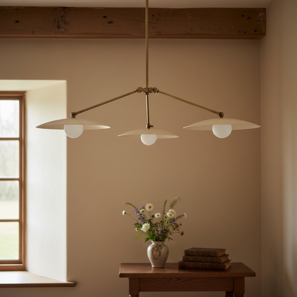 Curva Metalen Antieke Messing Kroonluchter - Moderne Industriële Hanglamp HL1763