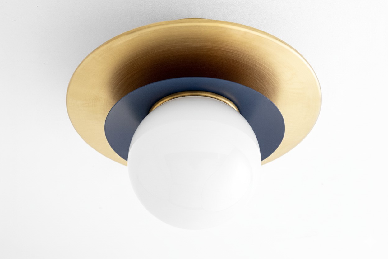 Artivo gelaagde moderne plafondlamp van messing - Stijlvolle woondecoratie HL1765