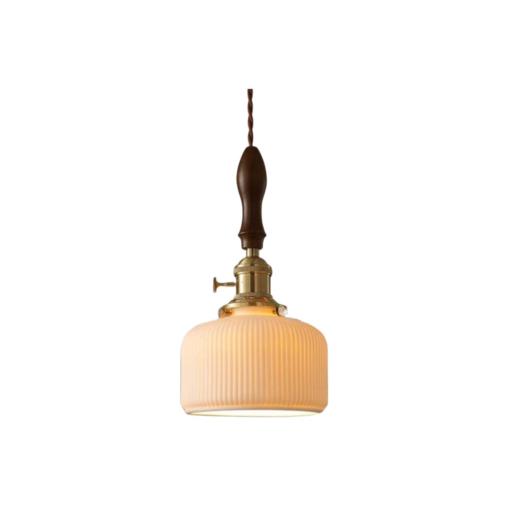 De gladde keramische hanglamp HL3416