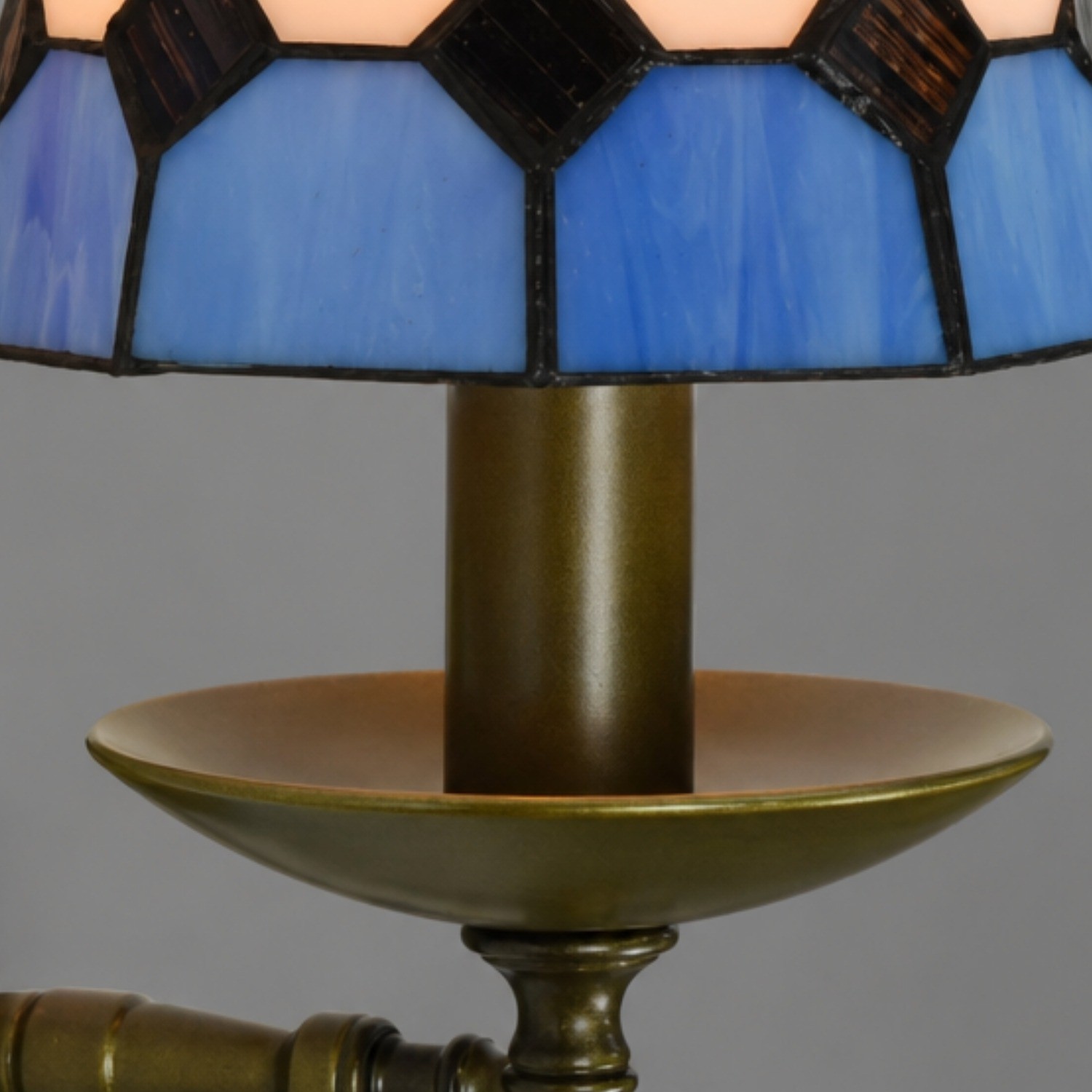 TF Tivanny Vintage Retro Wandlamp met Glas-in-lood voor Slaapkamers en Hal HL3556
