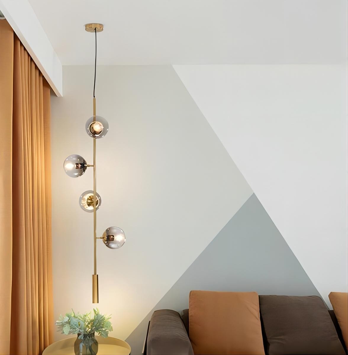 Orb moderne glazen bol hanglamp voor woonkamer
