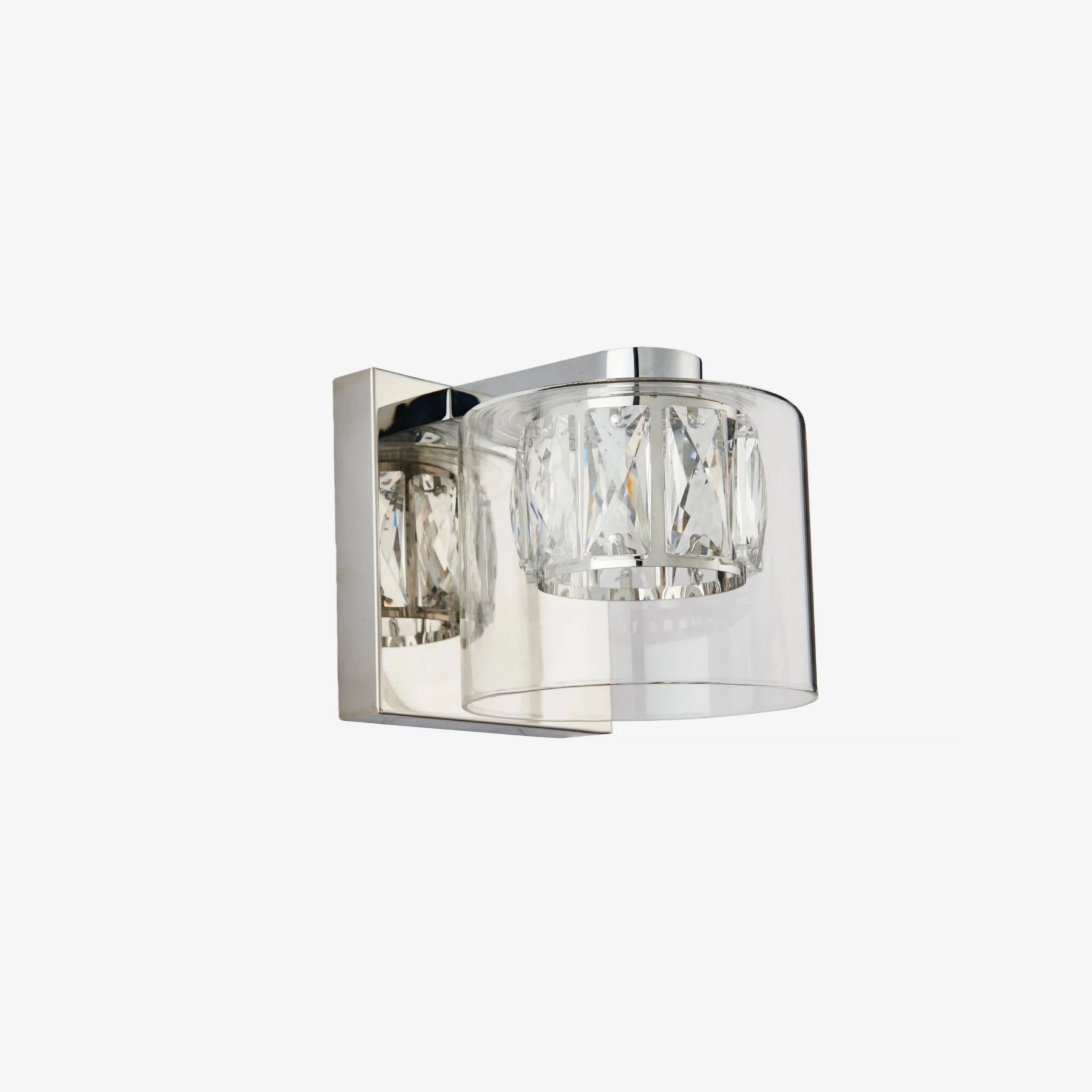 Glomara Sculpted Metal Wandlamp - Overgangsstijl Wandlamp Sfeerverlichting voor Slaapkamers en Entrees HL2193