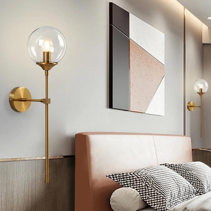 Nordic Glazen Bollen Magische Bonen Wandlamp Voor Binnen HL65