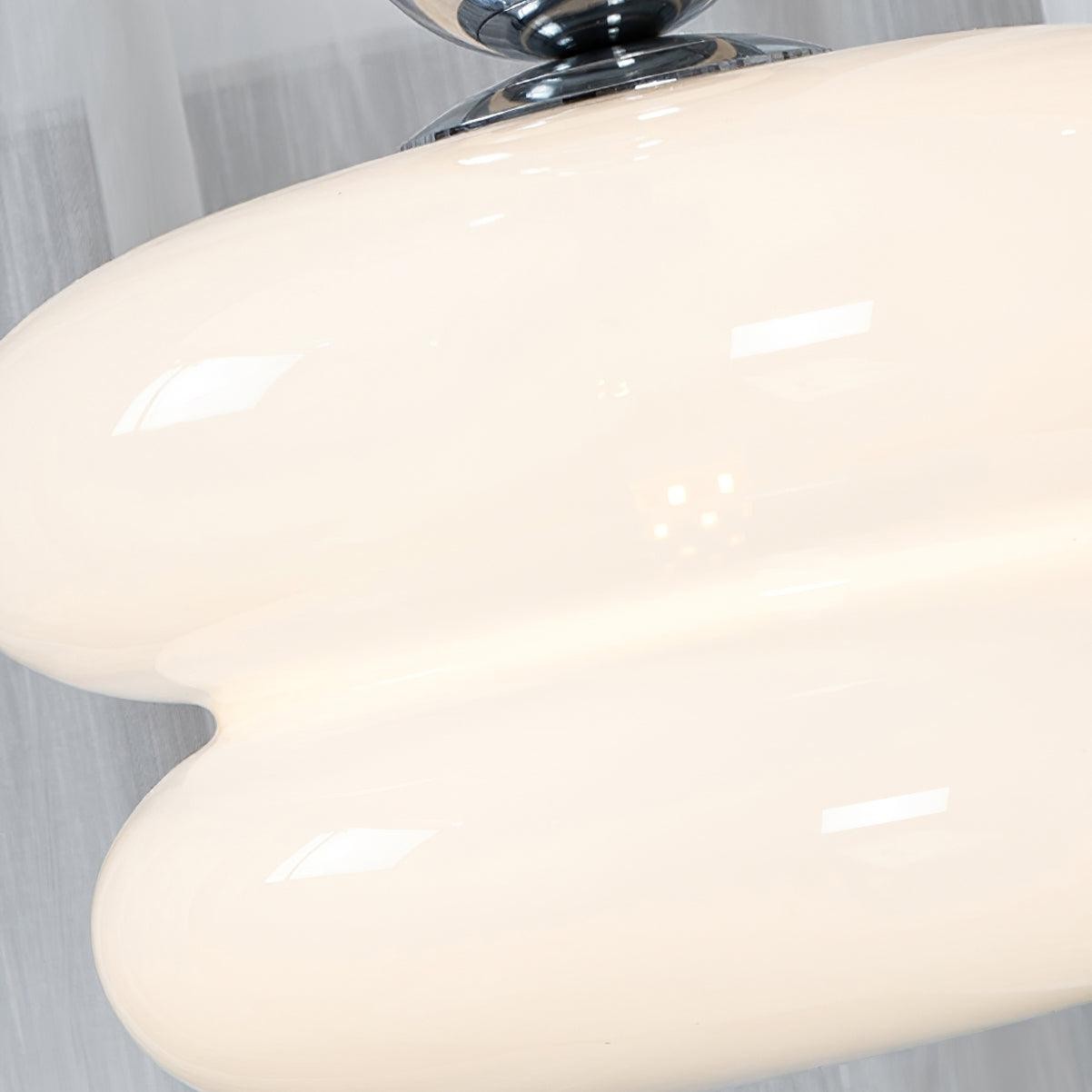 Hedendaagse Scandinavische glazen bolvormige hanglamp voor woonkamer HL689
