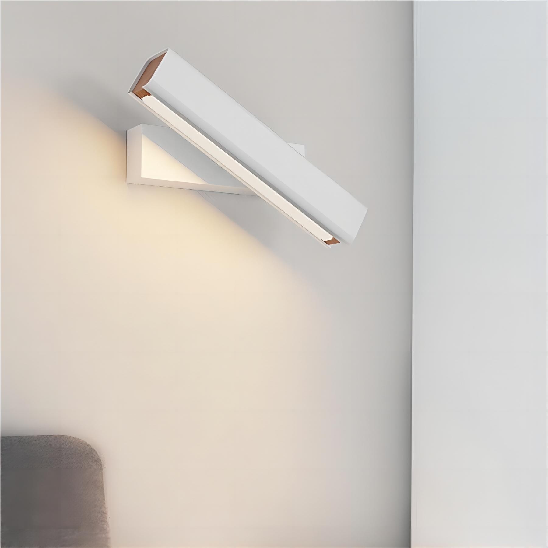 Minimalistische draaibare aluminium wandlamp voor slaapkamer HL114