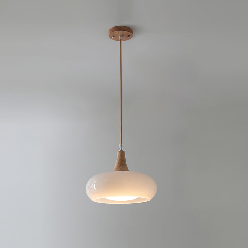 Bauhaus Design Oranje Schijf Hanglamp HL1055