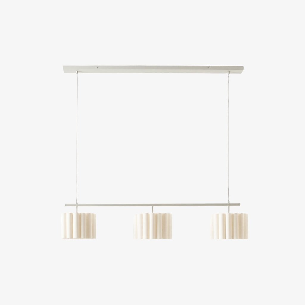 Velura Lineaire Hanglamp - Natuurlijke Linnen Kap voor een Warme Sfeer HL2271