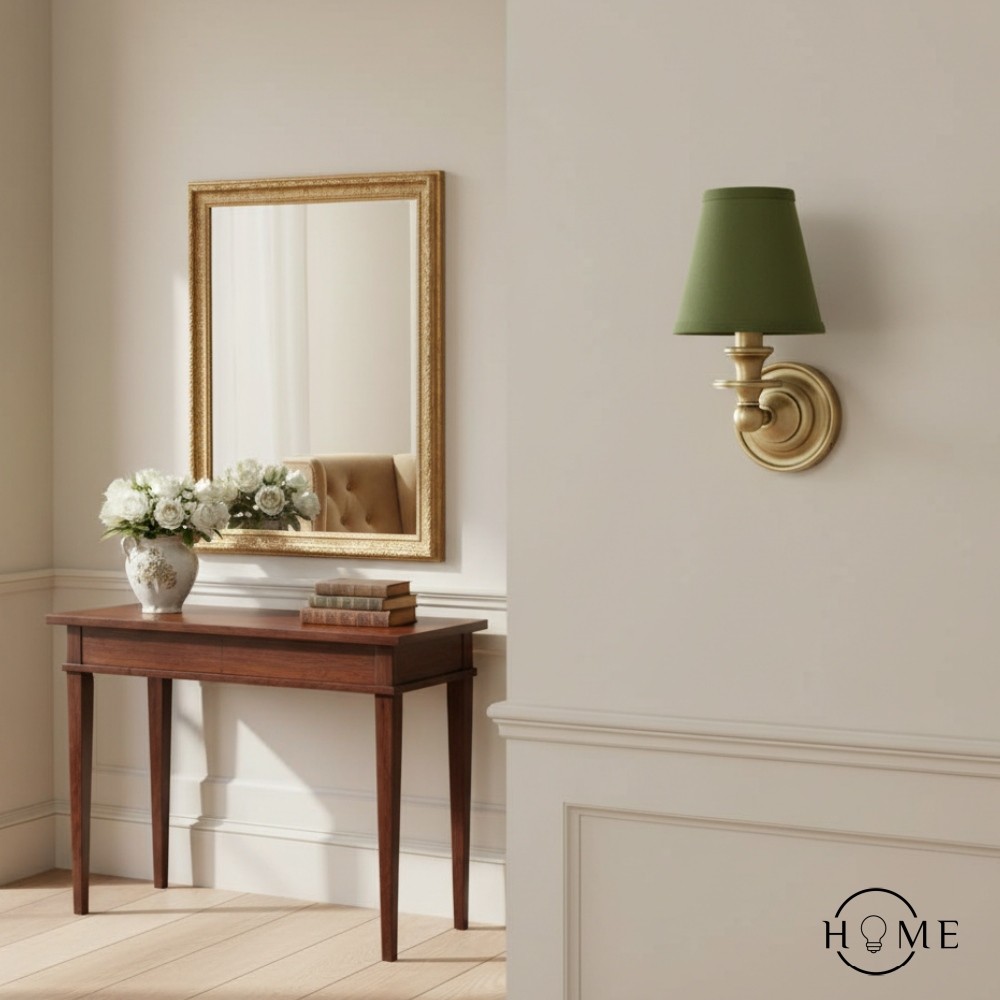 Kalvora stoffen wandlamp - stijlvolle accentverlichting voor slaapkamer en gang HL1424