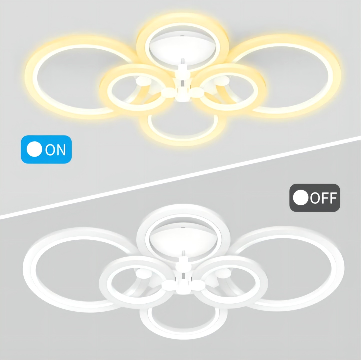 Dimbare Acryl Plafondlamp