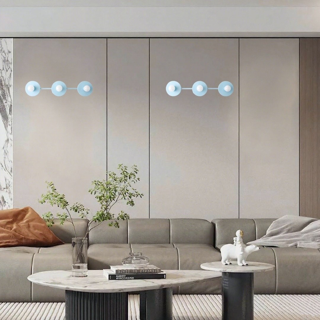 Sferische wastafelwandlamp - Moderne badkamerverlichting met 3 lampen HL1411
