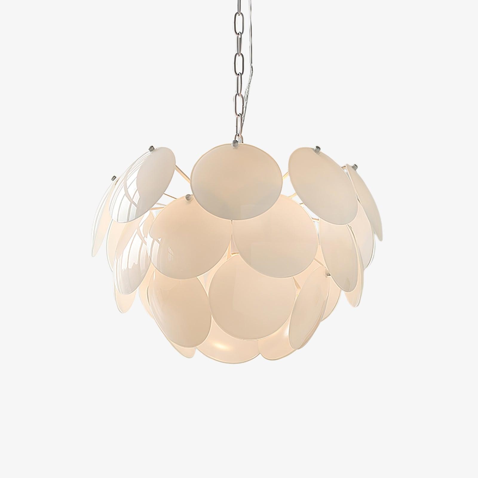 Luxe mode lichtgevende bloemblaadjes glazen kroonluchter HL581